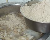 A picture of step 3 of Jowar Roti /Bhakri.