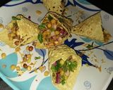A picture of step 5 of Papad cone chat.