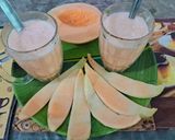 A picture of step 1 of Musk Melon🍈and lemon juice (Kharbuj sharbat recipe).
