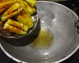 A picture of step 4 of Sindhi Karela Sabji.