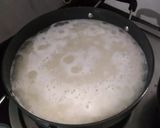A picture of step 6 of Lauki kofta, rice and roti.