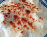 Foto del paso 8 de la receta: Coliflor gratinada con salchichas y salsa de queso