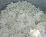 A picture of step 2 of Yam balls.