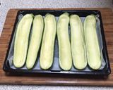 Hússal töltött cukkini-hajók (keto) recept fázis 1 fotója