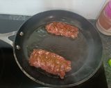 Foto del paso 5 de la receta Longaniza sobre cama de berenjena y cebolla