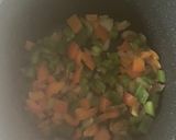 A picture of step 1 of Macaroni with chicken.