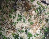A picture of step 3 of Peas Pulao.