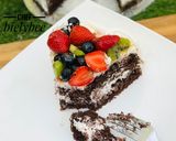 A picture of step 14 of Fruity moist chocolate cake.