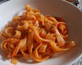 Foto del paso 10 de la receta Nidos de Pasta con Gambas y Piñones