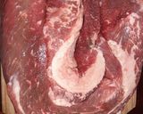 A picture of step 1 of Beef Stew with Potatoes and Peas.