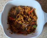 A picture of step 2 of Grated aubergine stir fry.