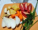 Foto langkah ke 1 dari resep Kaldu Sayuran MPASI (6m+).