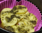 Foto del paso 3 de la receta: Merluza con patatas en airfryer