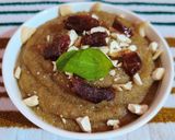 A picture of step 5 of Quinoa halwa.