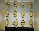 A picture of step 10 of Chocolate layered Croissants.