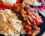 Foto del paso 6 de la receta: Arroz integral con ternera con verduras