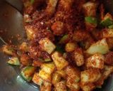 A picture of step 3 of Raw mango instant pickle.