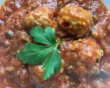 Foto del paso 12 de la receta: Albóndigas con pisto y tomate, todo casero