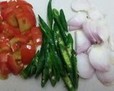Foto langkah ke 2 dari resep Ikan Asin Sambal Ijo.