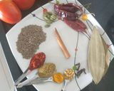 A picture of step 1 of Kashmiri Dum Aloo.