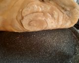 A picture of step 4 of Lacha paratha.