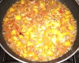 A picture of step 11 of Arabian Khubz with beef and potato soup.