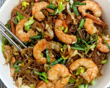 Foto del paso 4 de la receta: Noodles de cristal con langostinos