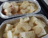 Foto langkah ke 3 dari resep Baked Almond Bread Pudding.