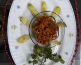 A picture of step 3 of Raw Mango chunda.