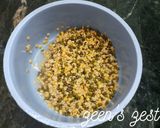 A picture of step 1 of Moong and Chana Daal.