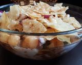A picture of step 6 of Chana chaat.