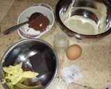 Foto langkah ke 1 dari resep Fudgy brownies no mixer,no blender hemat bahan.