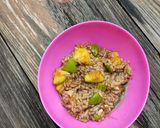 Foto del paso 5 de la receta: Arroz con zucchini y salsa dulce