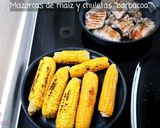 Foto del paso 6 de la receta: Mazorcas de maíz con chuletas "barbacoa"