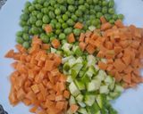 Une image de l'étape 2 de Salade de Riz aux Légumes.
