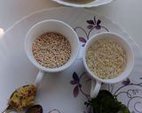 A picture of step 1 of Crunchy and Spongy Chaula Bara.