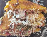 A picture of step 6 of Bread pudla.