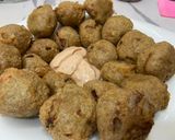 A picture of step 5 of Yam balls 🤤.
