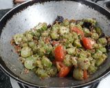 A picture of step 5 of Peerkangai Thoghayal | Ridge Gourd Chutney.