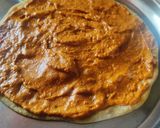 A picture of step 14 of Jain Paneer Tikka Masala Shawarma.