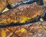 A picture of step 6 of Brinjal fry.