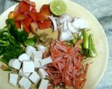 स्टीम सोया नगेट्स स्टिर फ्राई (steamed soya nuggets stir fry recipe in Hindi) रेसिपी चरण 5 फोटो