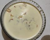 A picture of step 4 of Chamsur Dana (garden cress seeds) Kheer.