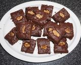 A picture of step 5 of Brownies with Raisins and Walnuts (Negritas).