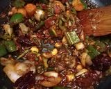 A picture of step 2 of Kung Pao Potatoes.