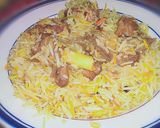 A picture of step 3 of Punjabi Mutton Biryani.