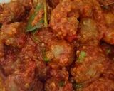Foto langkah ke 7 dari resep Bakso Telur Bumbu Balado Pedas.