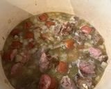 A picture of step 4 of Simple French Country Cassoulet(Lamb Stew with Beans andSausage).