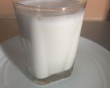 A picture of step 2 of Pure Unsweetened Coconut drink.