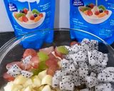 Foto langkah ke 1 dari resep Creamy Mixed Fruit Soup.